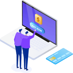 vector mens with laptop